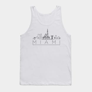 Miami Minimal Skyline Tank Top